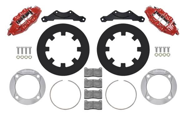 Wilwood - Wilwood 2014+ Polaris RZR XP 1000 Rear Kit 11.25in - Red 140-16633-R