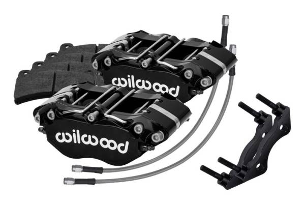 Wilwood - Wilwood 84-89 Porsche 911 Rear Dynapro Caliper Kit 3in MT - Black 140-16678