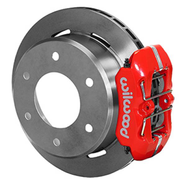 Wilwood - Wilwood 63-87 C10/C15 DynaPro FDPLP Red Calipers 11in x .81in Rotors 6-Lug Rear Disc Brake Kit