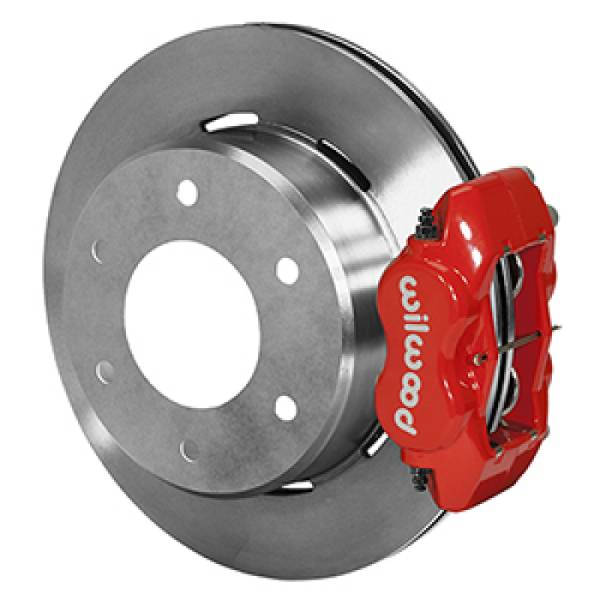 Wilwood - Wilwood 63-87 C10/C15 Dynalite FDLI Red Calipers 12.19in x .81in Rotors 6-Lug Rear Disc Brake Kit