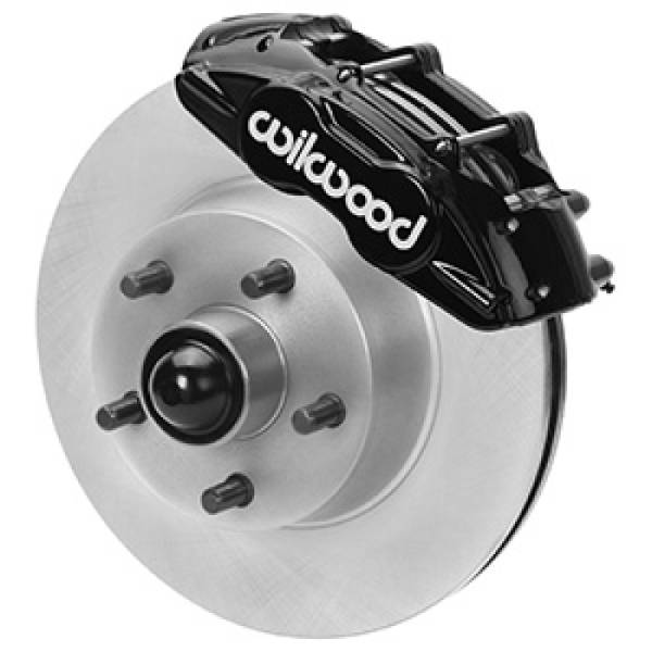 Wilwood - Wilwood 65-67 Ford Mustang D11 11.29 in. Vtd. Brake Kit w/ Flex Lines 140-16801