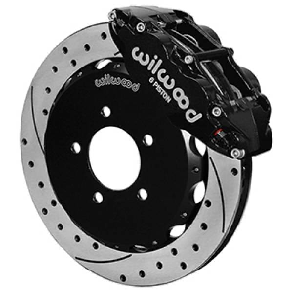 Wilwood - Wilwood 2013+ Honda Civic57mm Forged Narrow Superlite 6R Big Brake Front Brake Kit - Drilled Rotors 140-16847-D