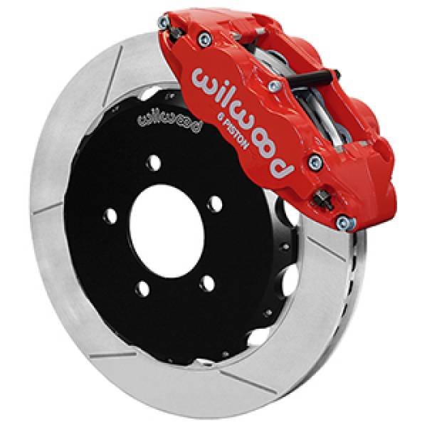 Wilwood - Wilwood 2013+ Honda Civic OEM 57mm Forged Narrow Superlite 6R Big Brake Front Brake Kit - Red 140-16847-R