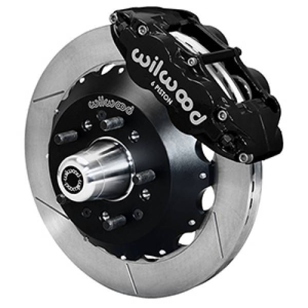 Wilwood - Wilwood 55-57 Chevy Bel Air Superlite 6R Kit, 5 x 4.50in/4.75in Hub - 12.88in Slotted Rotor 140-16908