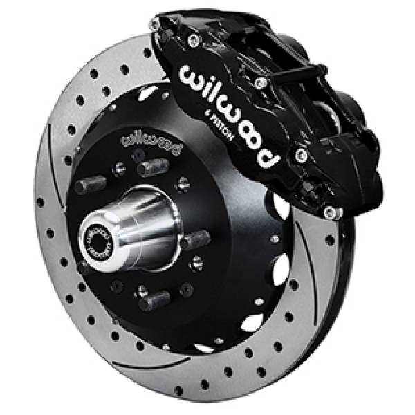 Wilwood - Wilwood 55-57 Chevy Bel Air Superlite 6R Kit, 5 x 4.50in/4.75in Hub - 12.88in D&S Rotor 140-16908-D