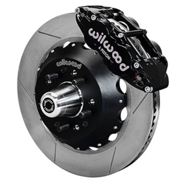 Wilwood - Wilwood 55-57 Chevy Bel Air Superlite 6R Kit, 5 x 4.50in/4.75in Hub - 14.00in Slotted 140-16909