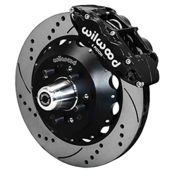 Wilwood - Wilwood 55-57 Chevy Bel Air Superlite 6R Kit, 5 x 4.50in/4.75in Hub - 14.00in D&S Rotor 140-16909-D