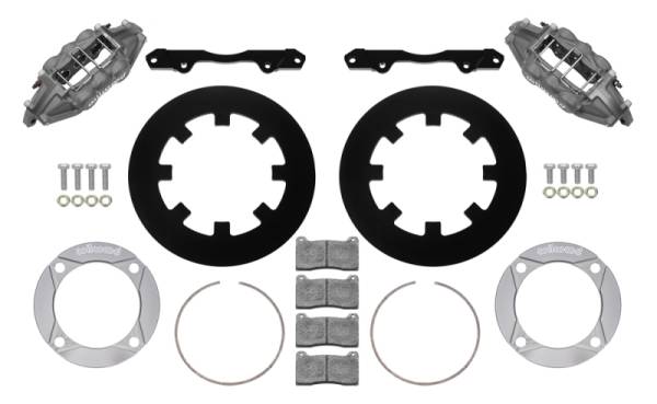 Wilwood - Wilwood 2014+ Polaris RZR XP 1000 Front Kit 11.25in - Anodized 140-17044