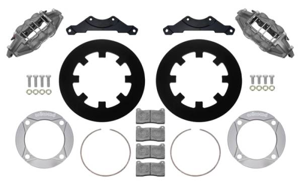 Wilwood - Wilwood 2014+ Polaris RZR XP 1000 Rear Kit 11.25in - Anodized 140-17045