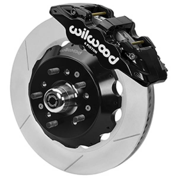 Wilwood - Wilwood Forged 6 Piston Superlite Caliper, GT 72 Vane Vented Spec37 Slotted Rotor - 14.00x1.25