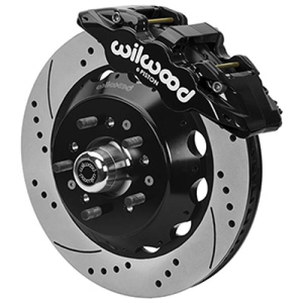 Wilwood - Wilwood Forged 6 Piston Superlite Caliper, GT 72 Vane Vented Spec37 D&S Rotor - 14.00x1.25