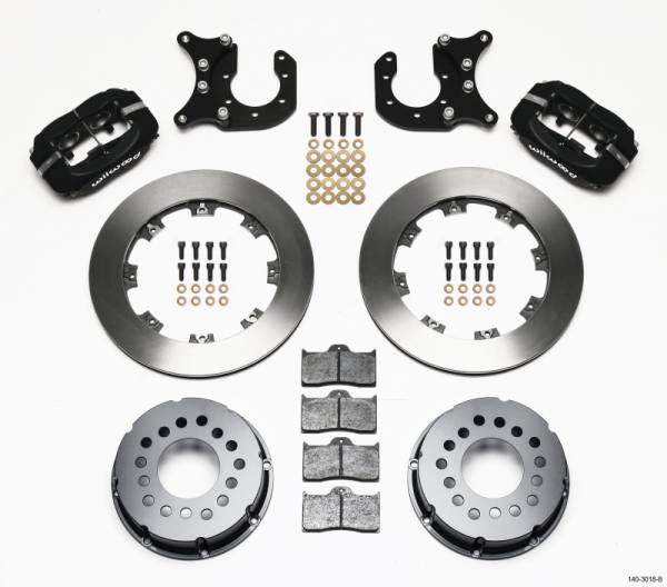 Wilwood - Wilwood Forged Dynalite P/S Rear Kit Ford 8.8 w/2.5in Offset-5 Lug