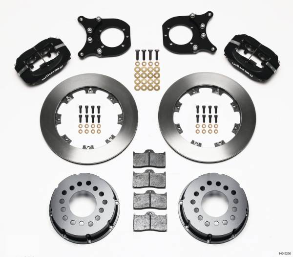 Wilwood - Wilwood Forged Dynalite P/S Rear Kit Chev 12 Bolt w/Clip Eliminator