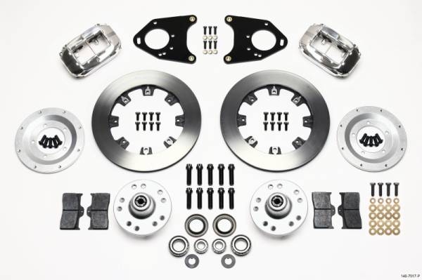 Wilwood - Wilwood Forged Dynalite Front Kit 12.19in Polished 71-80 Pinto/Mustang II Disc & Drum