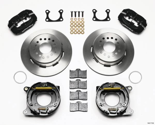 Wilwood - Wilwood Forged Dynalite P/S Park Brake Kit Big Ford 2.36in Offset