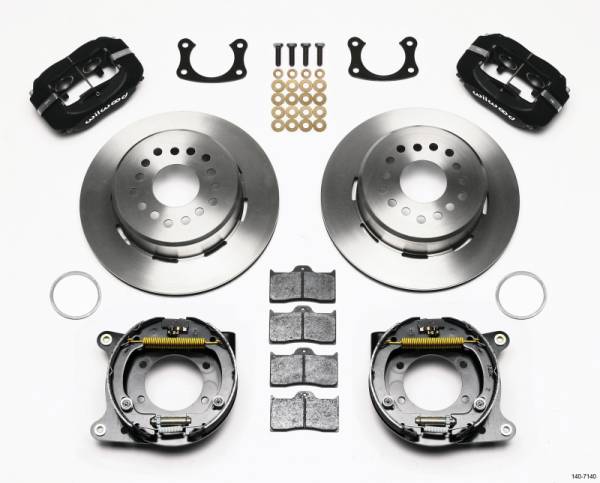 Wilwood - Wilwood Forged Dynalite P/S Park Brake Kit New Big Ford 2.50in Offset