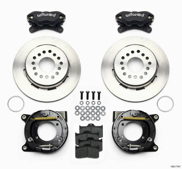 Wilwood - Wilwood Forged Dynalite P/S Park Brake Kit Chevy 12 Bolt w/ C-Clips - 140-7141