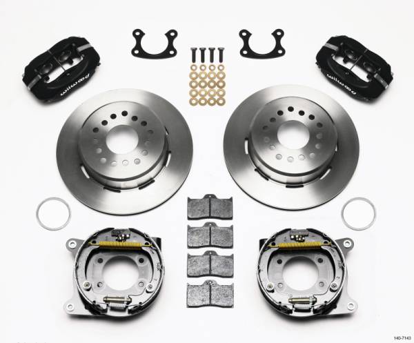 Wilwood - Wilwood Forged Dynalite P/S Park Brake Kit Small Ford 2.66in Offset