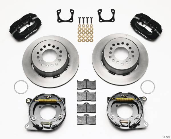 Wilwood - Wilwood Forged Dynalite P/S Park Brake Kit Chevy 12 Bolt-Spec 3.15in Brng - 140-7578