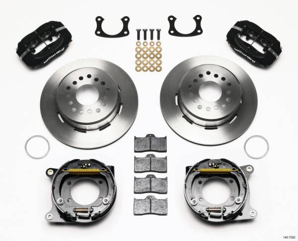 Wilwood - Wilwood Forged Dynalite P/S Park Brake Kit New Big Ford 2.36in Offset