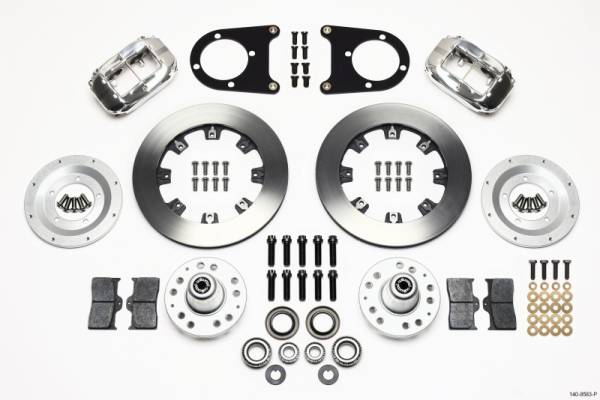 Wilwood - Wilwood Forged Dynalite Front Kit 12.19in Polished 37-48 Ford Psgr. Car Spindle