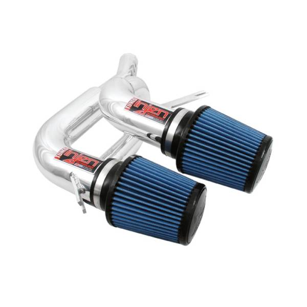 Injen - Injen 08-09 535i E60 3.0L L6 Twin intake & AMSOIL Filters Polished Short Ram Intake