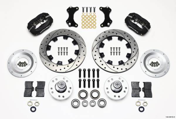 Wilwood - Wilwood Forged Dynalite Front Kit 12.19in Drilled WWE ProSpindle