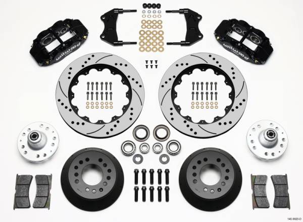 Wilwood - Wilwood Narrow Superlite 6R Front Hub Kit 14.00in Drilled WWE ProSpindle