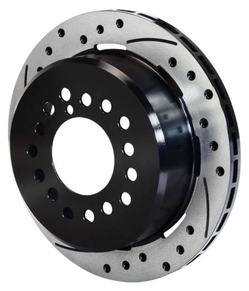 Wilwood - Wilwood Rotor-2.32in Offset-SRP-BLK-Drill-RH 12.19 x .810-5 x 4.75in-.44/.48/.50 Studs