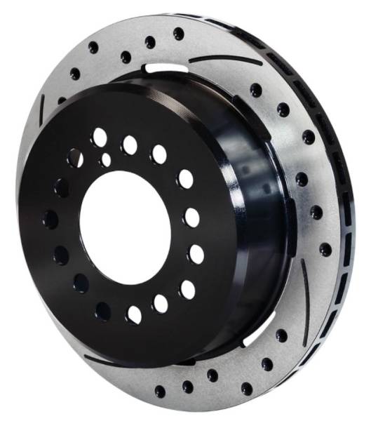 Wilwood - Wilwood Rotor-2.32in Offset-SRP-BLK-Drill-RH 11.00 x .810 - 5 Lug