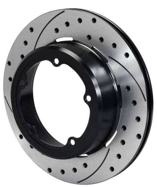 Wilwood - Wilwood Rotor-1.91in Offset-SRP-BLK-Drill-LH 12.19 x .810 - 5 x 5.75in Floater