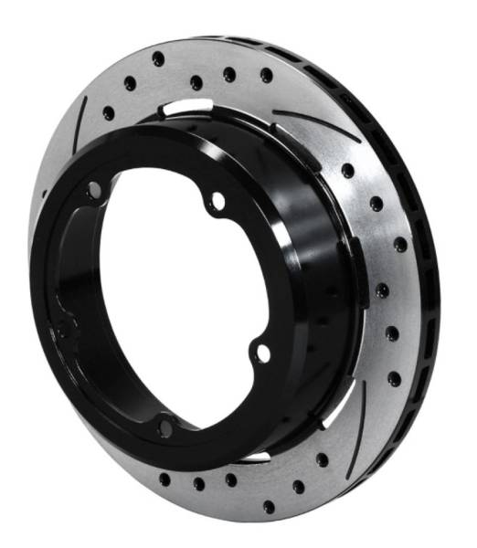 Wilwood - Wilwood Rotor-1.91in Offset-SRP-BLK-Drill-LH 11.00 x .810 - 5 x 5.75in Floater