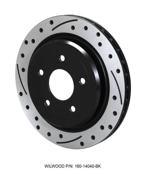 Wilwood - Wilwood Rotor-Rear-SRP-C5/C6 Vette-RH-BLK 12.00 x 1.03 - 5 x 4.75in