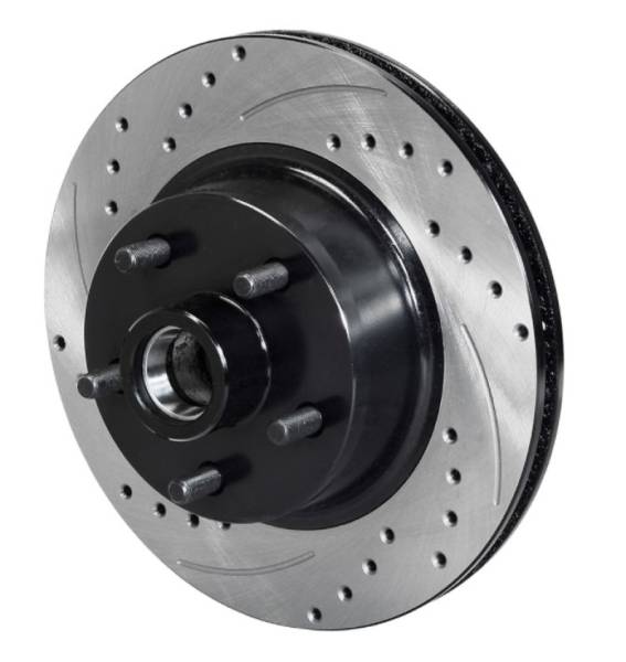 Wilwood - Wilwood Rotor Front SRP Drilled & Slotted Black - 65-69 Ford Mustang 5x4.50BC 11.29in Dia