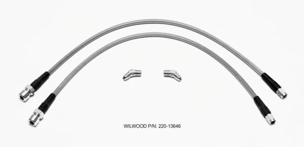 Wilwood - Wilwood Flexline Kit Front 07-11 BMW 3 Series