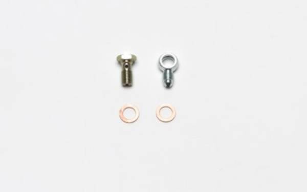 Wilwood - Wilwood Fitting Kit -3 Male w/ 3/8-24 Banjo Bolt (For Banjo Outlet Master Cylinders)