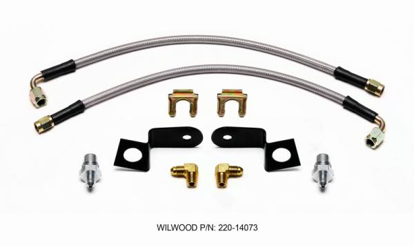 Wilwood - Wilwood Flexline Kit 14in. M10-1.00 90 Deg