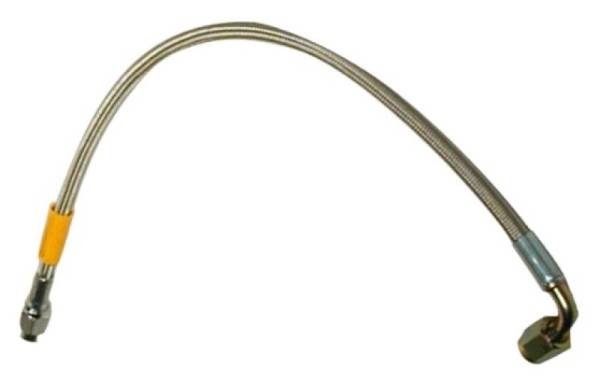 Wilwood - Wilwood 14in OAL Flexline -3 Hose to -3 Female 90 Degree End