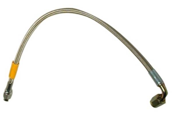 Wilwood - Wilwood 22in OAL Flexline -3 Hose to -3 Female 90 Degree End