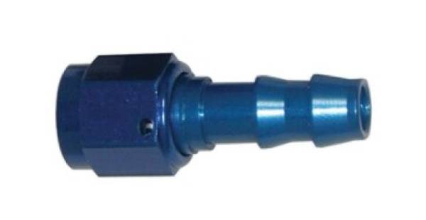 Wilwood - Wilwood Fitting Straight -6 Swivel to 3/8 Hose Barb Aluminum