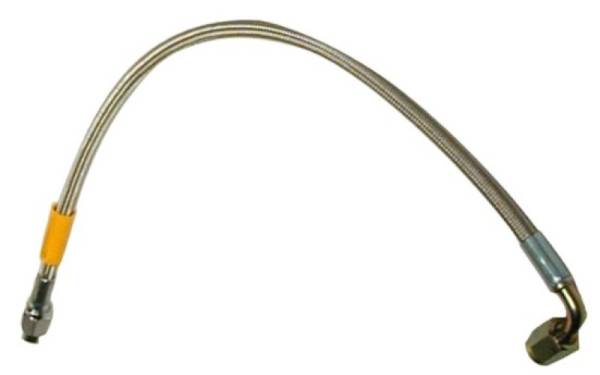 Wilwood - Wilwood 16in OAL Flexline -3 Hose to -3 Female 90 Degree