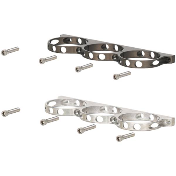 Wilwood - Wilwood Triple Aluminum Reservoir Lightweight Bracket w/ Mounting Screws - Billet 250-16873