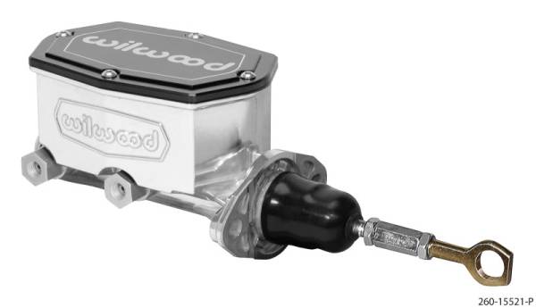 Wilwood - Wilwood Compact Tandem Master Cylinder - 15/16in Bore - w/Pushrod fits Mustang (Ball Burnished)