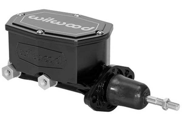 Wilwood - Wilwood Corvette C2 Compact Tandem Master Cylinder - 7/8in Bore Black