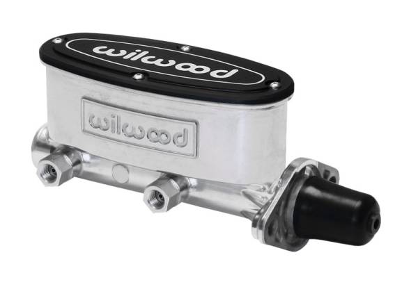 Wilwood - Wilwood High Volume Tandem Master Cylinder - 1in Bore Ball Burnished