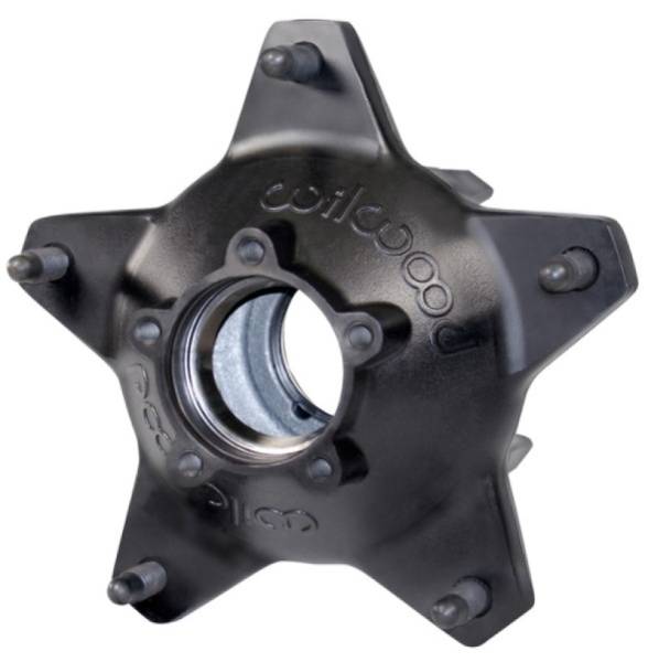 Wilwood - Wilwood Hub-Starlite 55 Rear - Standard Offset 5/8 C Studs-Drilled-Black