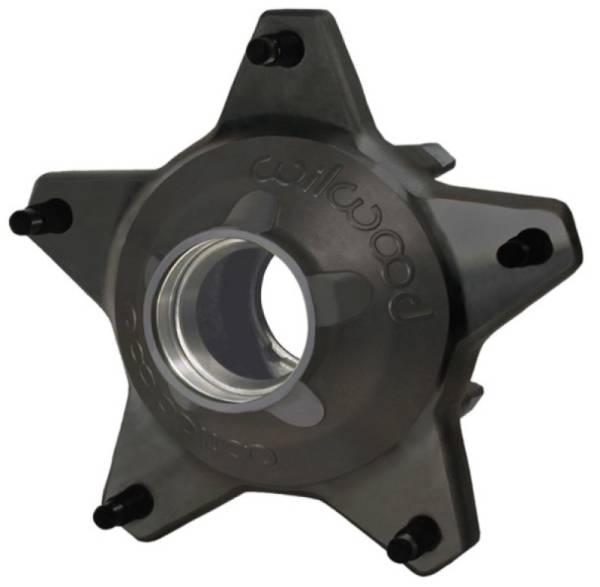 Wilwood - Wilwood Hub-Starlite 55 Front w/Cap Std. Offset 5/8 Studs-Drilled-Black