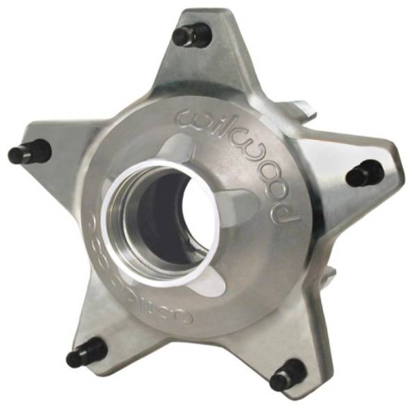 Wilwood - Wilwood Hub-Starlite 55 Front w/Snap-Cap Std. Offset 5/8 C Studs-Drilled-Less Races