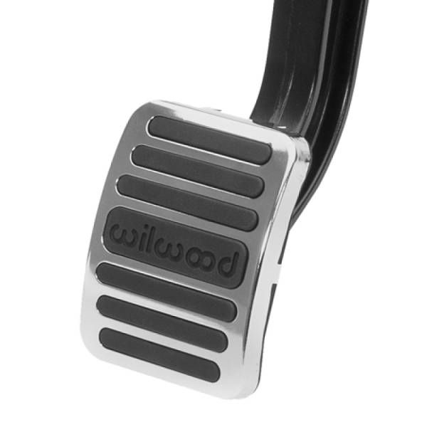 Wilwood - Wilwood Brake Pedal Cover And Trim Plate Kit - Black Rubber/Stainless