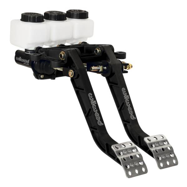 Wilwood - Wilwood Adjustable Dual Pedal - Brake / Clutch - Fwd. Swing Mount - 6.25:1